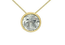 Load image into Gallery viewer, White Topaz Slider Necklace Fifth Avenue Jewellers
