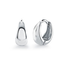 Load image into Gallery viewer, Wide Bottom Hoop Earring Fifth Avenue Jewellers Kamloops BC

