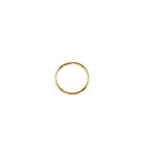 Bella Yellow Gold Keeper Hoop Earrings - Fifth Avenue Jewellers