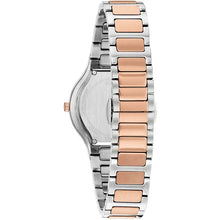 Load image into Gallery viewer, Two-tone watch with rose gold and silver band on a white background
