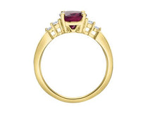 Load image into Gallery viewer, Canadian Diamond And Garnet Ring - Fifth Avenue Jewellers

