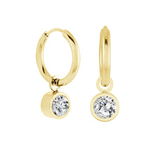 Load image into Gallery viewer, Convertible Huggie Hoop Earrings - Fifth Avenue Jewellers
