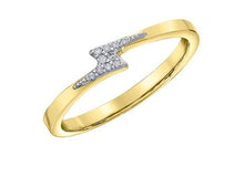 Load image into Gallery viewer, Diamond Lightning Bolt Ring - Fifth Avenue Jewellers
