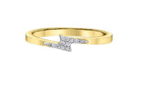Load image into Gallery viewer, Diamond Lightning Bolt Ring - Fifth Avenue Jewellers
