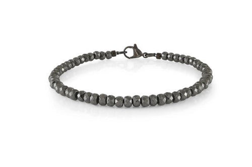 Faceted Hematite Bracelet - Fifth Avenue Jewellers