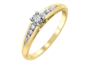 Gold & Diamond Promise Ring - Fifth Avenue Jewellers