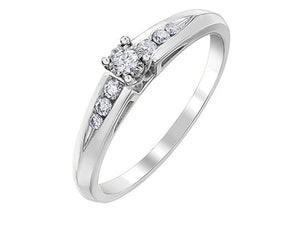 Gold & Diamond Promise Ring - Fifth Avenue Jewellers