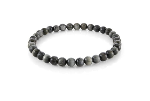 Grey Eagle's Eye Bead Bracelet - Fifth Avenue Jewellers