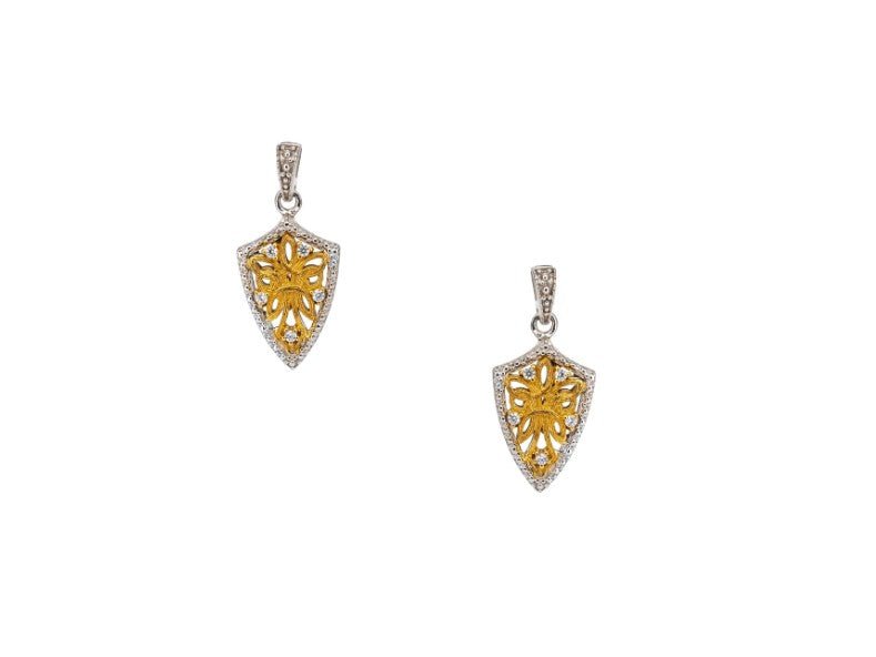 Keith Jack Guardian Angel Shield Earrings - Fifth Avenue Jewellers