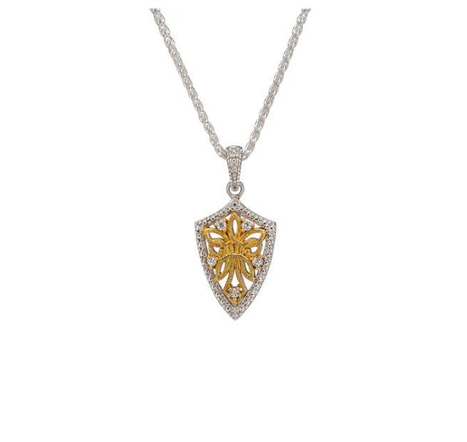 Keith Jack Guardian Angel Shield Necklace - Fifth Avenue Jewellers