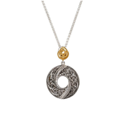 Keith Jack Round Whirlpool Pendant Necklace - Fifth Avenue Jewellers