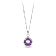 Load image into Gallery viewer, Pyrrha Loving Appreciation Talisman Necklace in Mystic Violet Fifth Avenue Jewellers Kamloops BC
