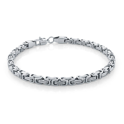 Mens Slim King Link Bracelet - Fifth Avenue Jewellers