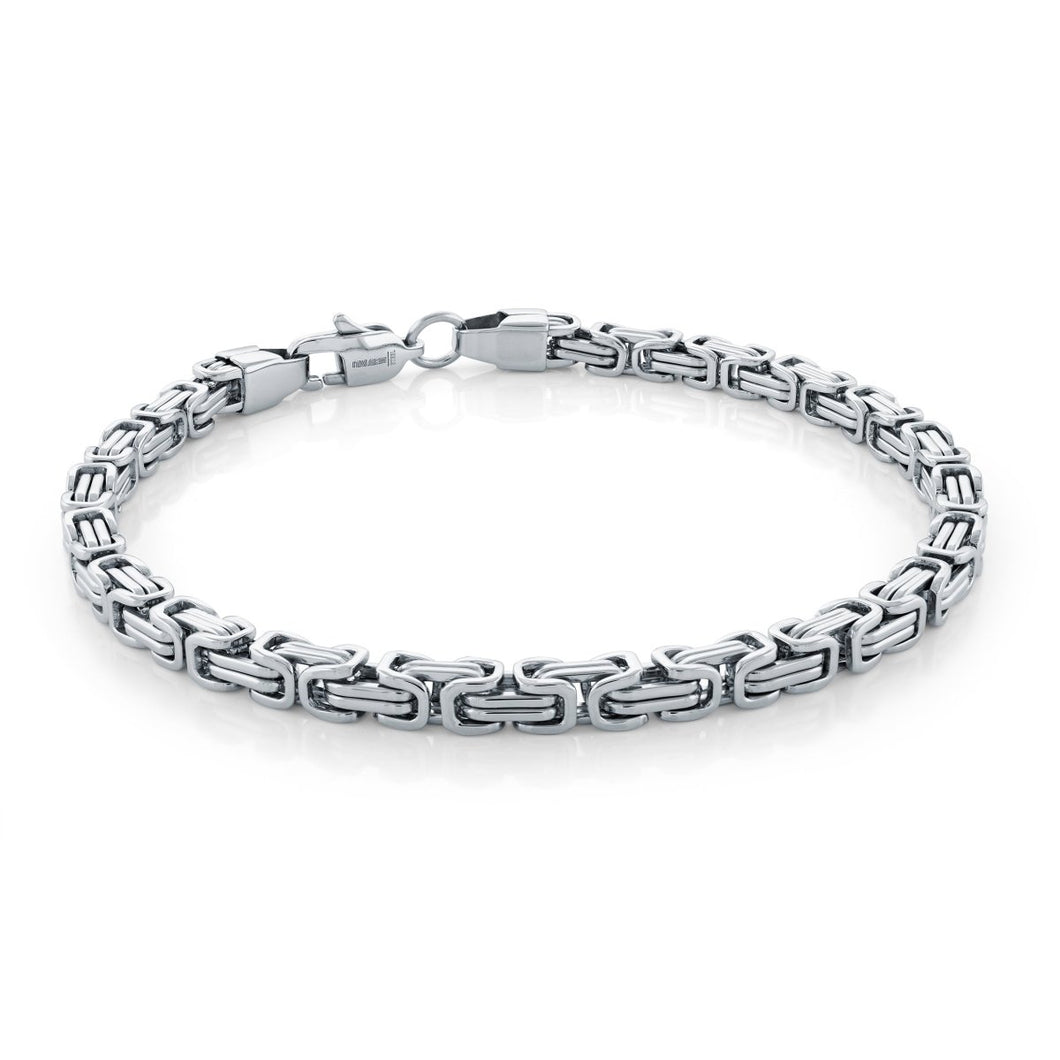 Mens Slim King Link Bracelet - Fifth Avenue Jewellers