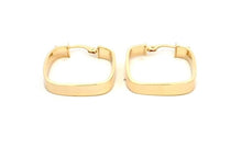 Load image into Gallery viewer, Modern Square Hoop Earrings - Fifth Avenue Jewellers
