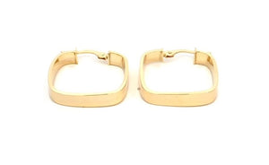 Modern Square Hoop Earrings - Fifth Avenue Jewellers