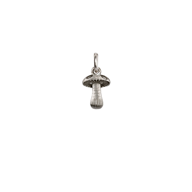 Pyrrha Mushroom Symbol Charm in Sterling Silver Fifth Avenue Jewellers