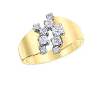 Load image into Gallery viewer, Open Shank Band With Diamond Accent - Fifth Avenue Jewellers
