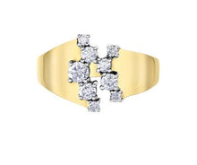 Load image into Gallery viewer, Open Shank Band With Diamond Accent - Fifth Avenue Jewellers
