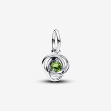 Load image into Gallery viewer, Pandora August Spring Green Eternity Circle Dangle Charm - Fifth Avenue Jewellers
