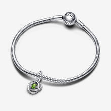 Load image into Gallery viewer, Pandora August Spring Green Eternity Circle Dangle Charm - Fifth Avenue Jewellers
