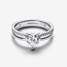 Load image into Gallery viewer, Pandora Double Band Heart Ring - Fifth Avenue Jewellers
