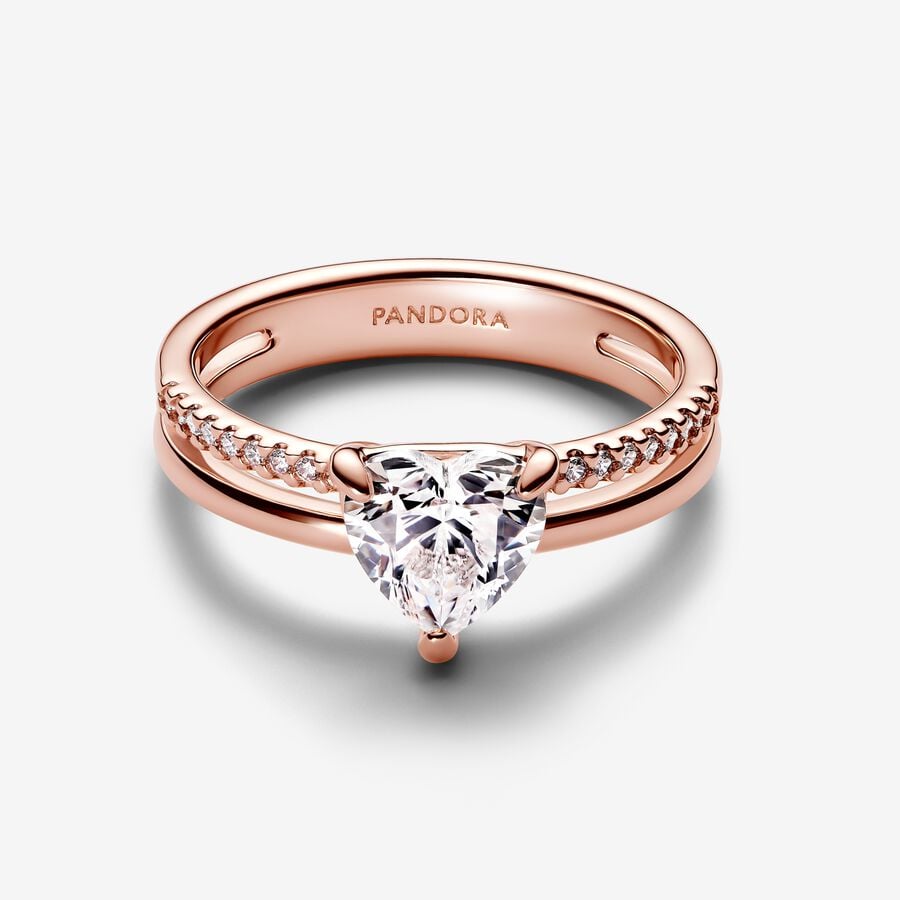 Pandora Double Band Heart Ring – Fifth Avenue Jewellers