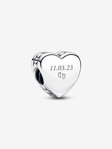 Pandora Engravable Heart Charm - Fifth Avenue Jewellers