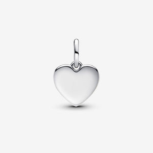 Pandora Engravable Love Heart Dangle Charm - Fifth Avenue Jewellers