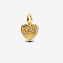 Load image into Gallery viewer, Pandora Engravable Love Heart Dangle Charm - Fifth Avenue Jewellers
