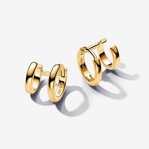 Pandora Essence Double Huggie Hoop Earrings - Fifth Avenue Jewellers