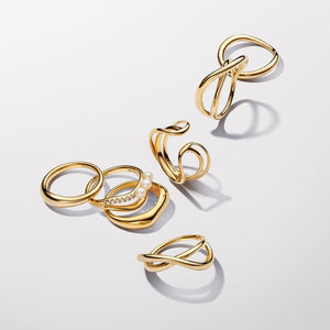 Pandora Essence Organically Shaped Band Ring - Fifth Avenue Jewellers