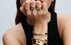 Pandora Essence Organically Shaped Open Bangle - Fifth Avenue Jewellers