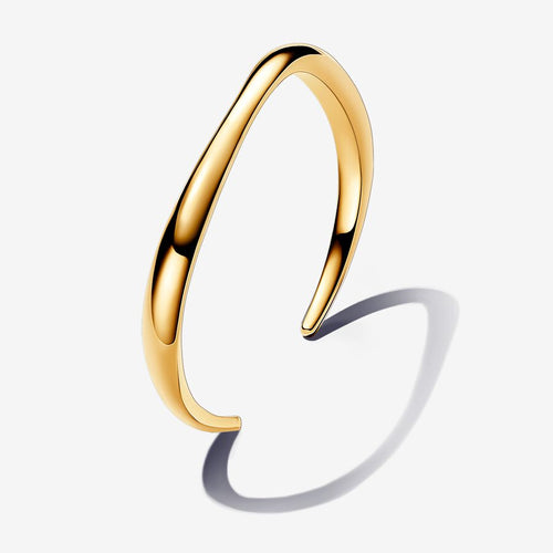 Pandora Essence Organically Shaped Open Bangle - Fifth Avenue Jewellers