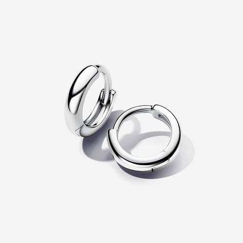 Pandora Essence Round Huggie Hoop Earrings - Fifth Avenue Jewellers
