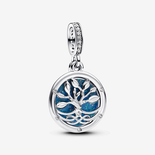 Pandora Glow - in - the - dark Infinity Tree Double Dangle Charm - Fifth Avenue Jewellers