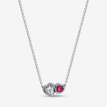 Load image into Gallery viewer, Pandora Halo Hearts Pendant Necklace - Fifth Avenue Jewellers
