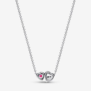 Pandora Halo Hearts Pendant Necklace - Fifth Avenue Jewellers