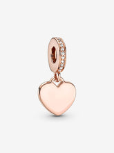 Load image into Gallery viewer, Pandora Heart Silver Dangle With Clear Cubic Zirconia - Fifth Avenue Jewellers
