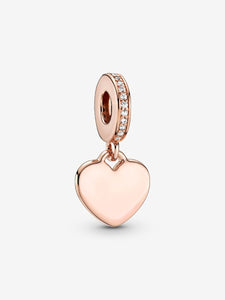 Pandora Heart Silver Dangle With Clear Cubic Zirconia - Fifth Avenue Jewellers