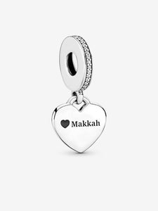 Pandora Heart Silver Dangle With Clear Cubic Zirconia - Fifth Avenue Jewellers