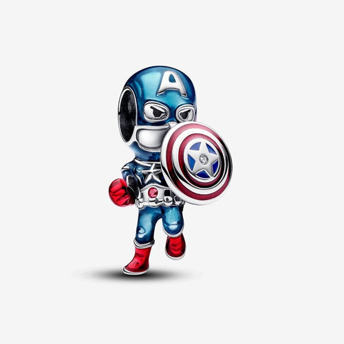 Pandora Marvel The Avengers Captain America Charm - Fifth Avenue Jewellers