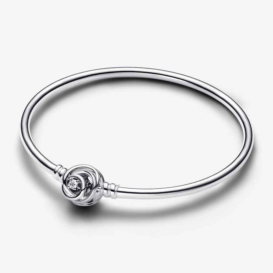 Pandora Moments Encircled Clasp Bangle - Fifth Avenue Jewellers