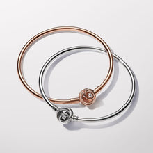 Load image into Gallery viewer, Pandora Moments Encircled Clasp Bangle - Fifth Avenue Jewellers

