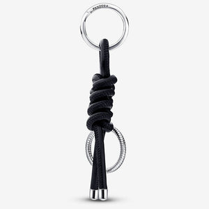Pandora Moments Leather-free Fabric Charm Key Ring - Fifth Avenue Jewellers