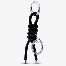 Load image into Gallery viewer, Pandora Moments Leather-free Fabric Charm Key Ring - Fifth Avenue Jewellers
