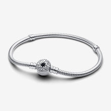 Load image into Gallery viewer, Pandora North Star Clasp Snake Chain Bracelet - Fifth Avenue Jewellers
