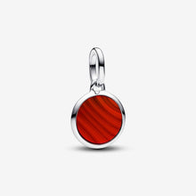 Load image into Gallery viewer, Pandora Red Murano Glass Engravable Mini Medallion Charm - Fifth Avenue Jewellers
