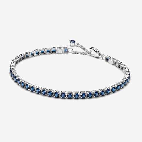 Pandora Sparkling Blue Tennis Bracelet - Fifth Avenue Jewellers