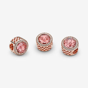 Pandora Sparkling Blush Pink Charm - Fifth Avenue Jewellers